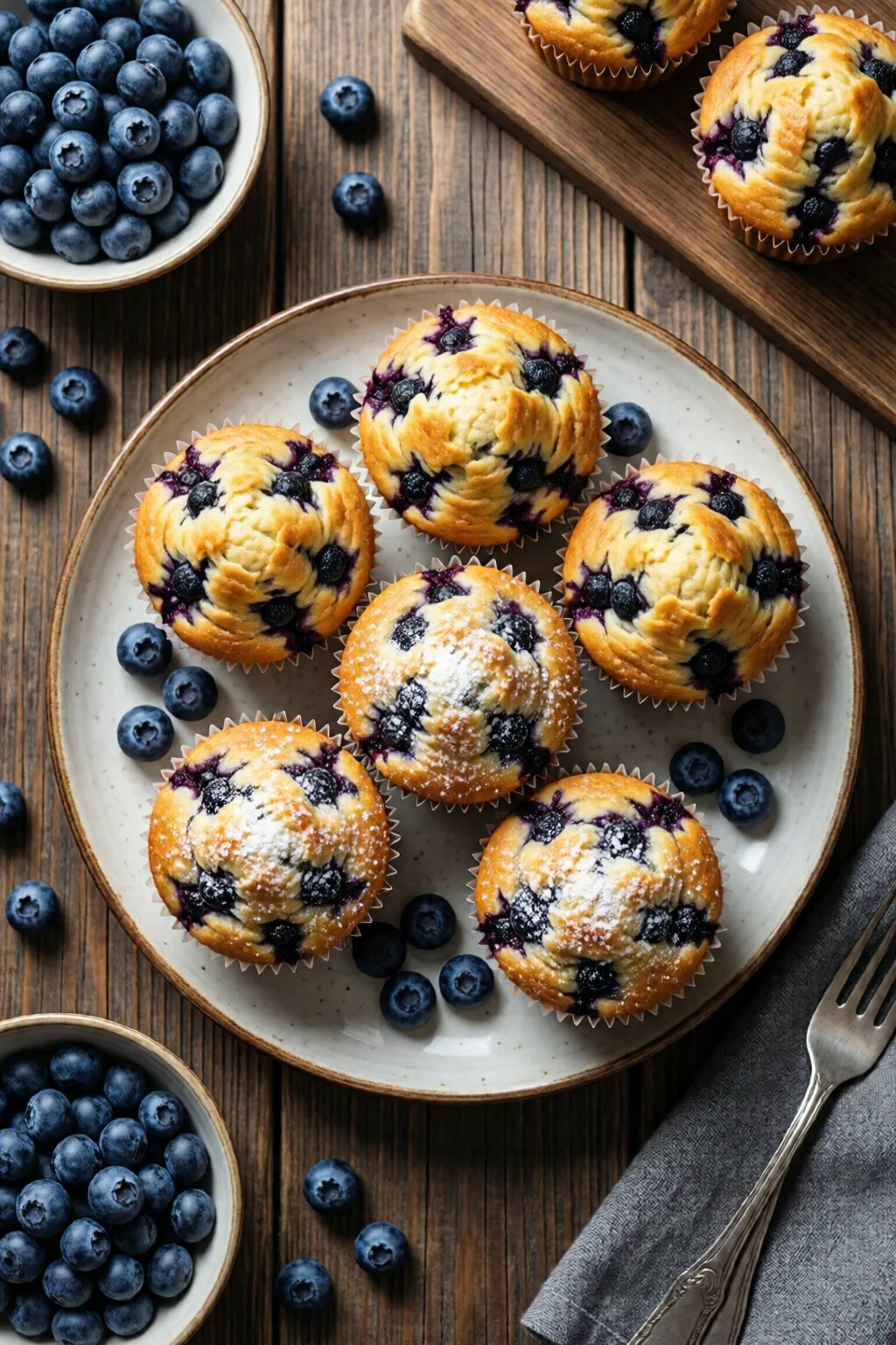 best blueberry muffins recipe fluffy