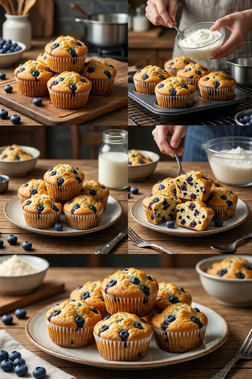 best blueberry muffins recipe fluffy