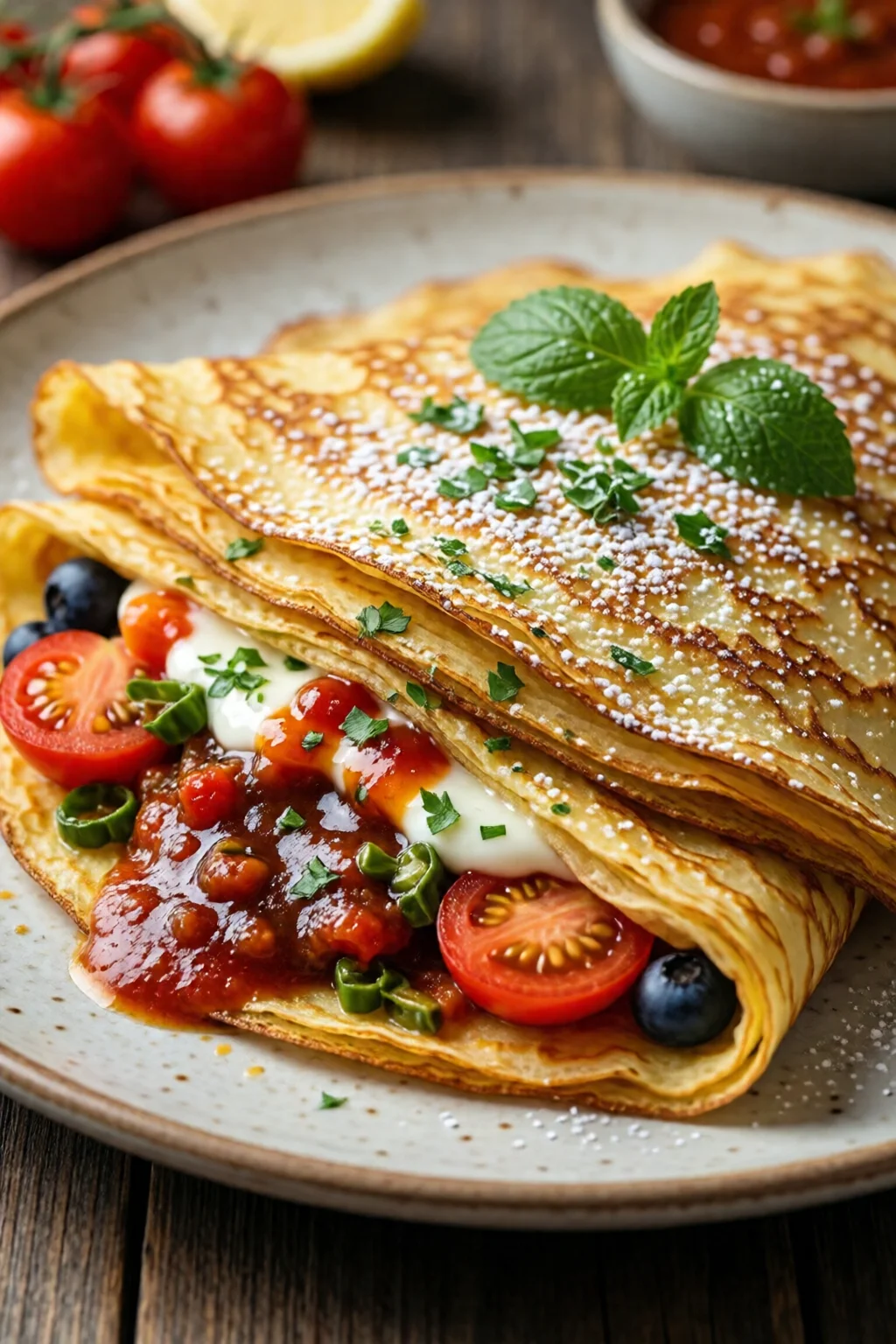 easy crepe recipe sweet and savory