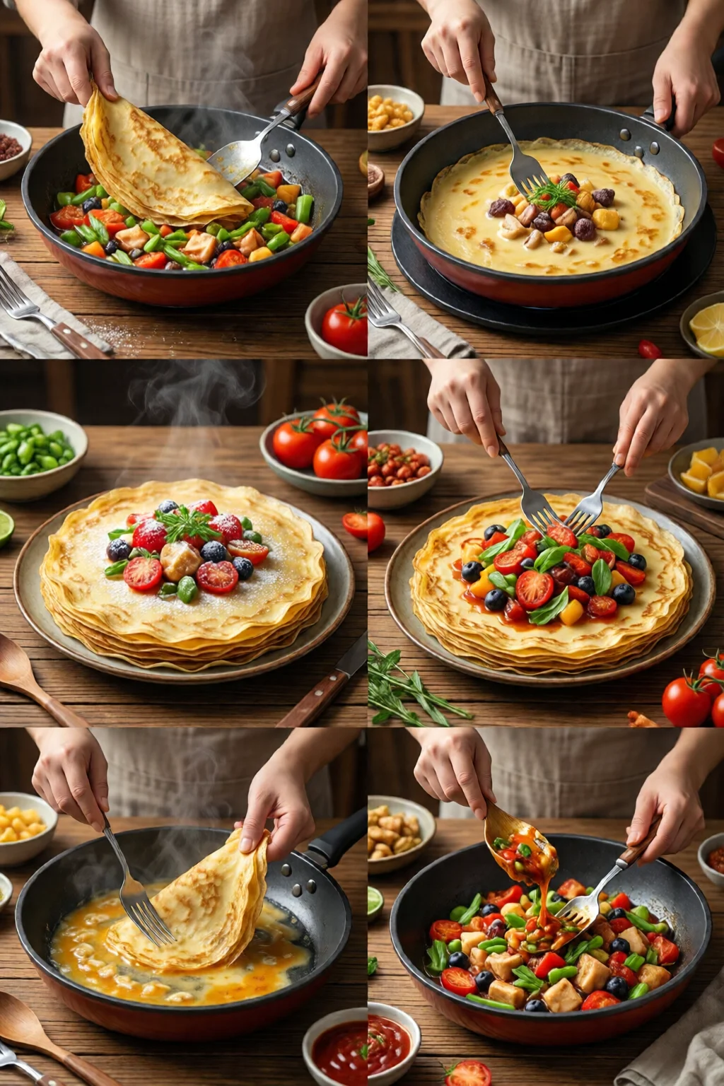 easy crepe recipe sweet and savory