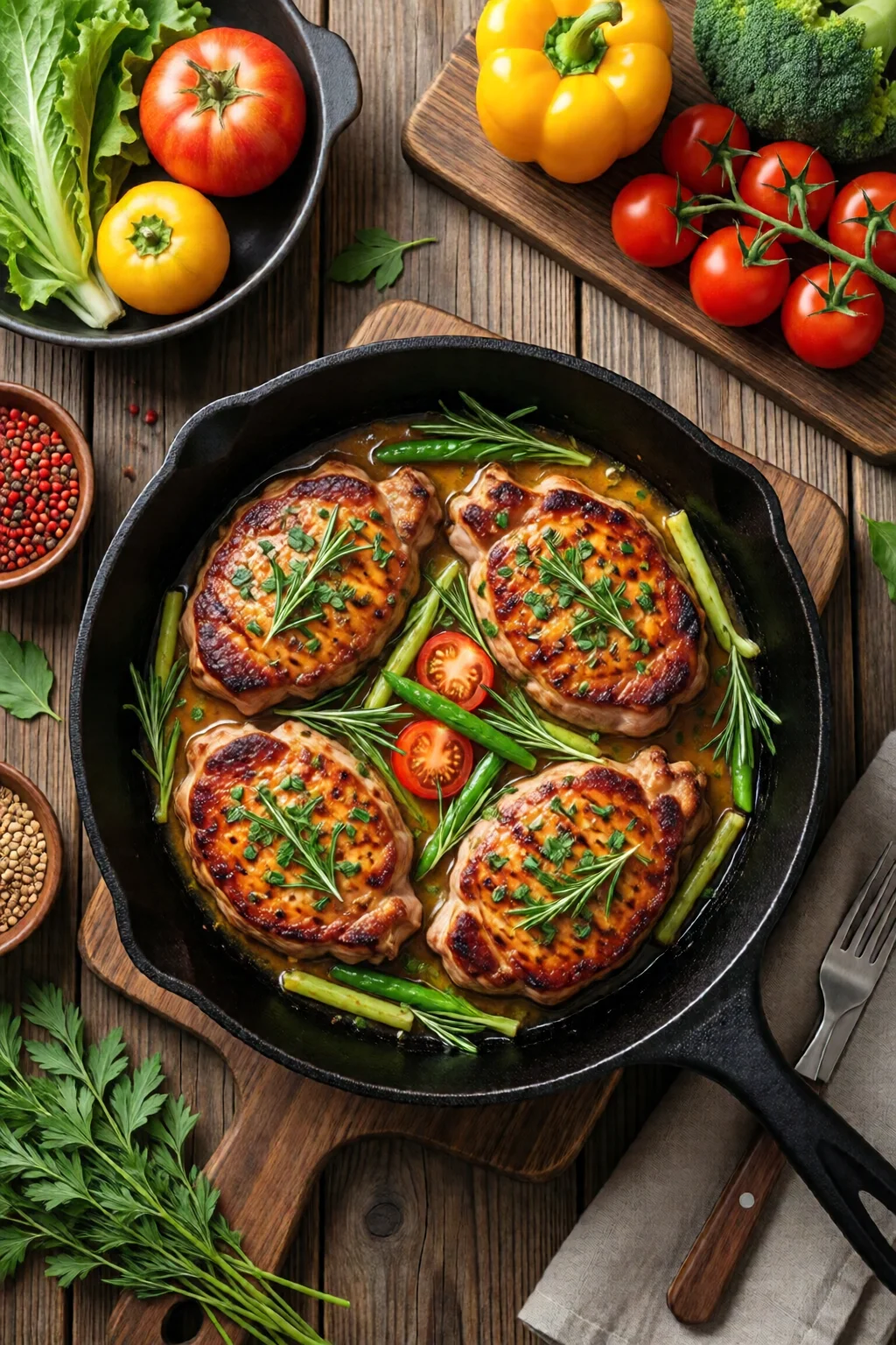 easy pork chop recipes baked and pan