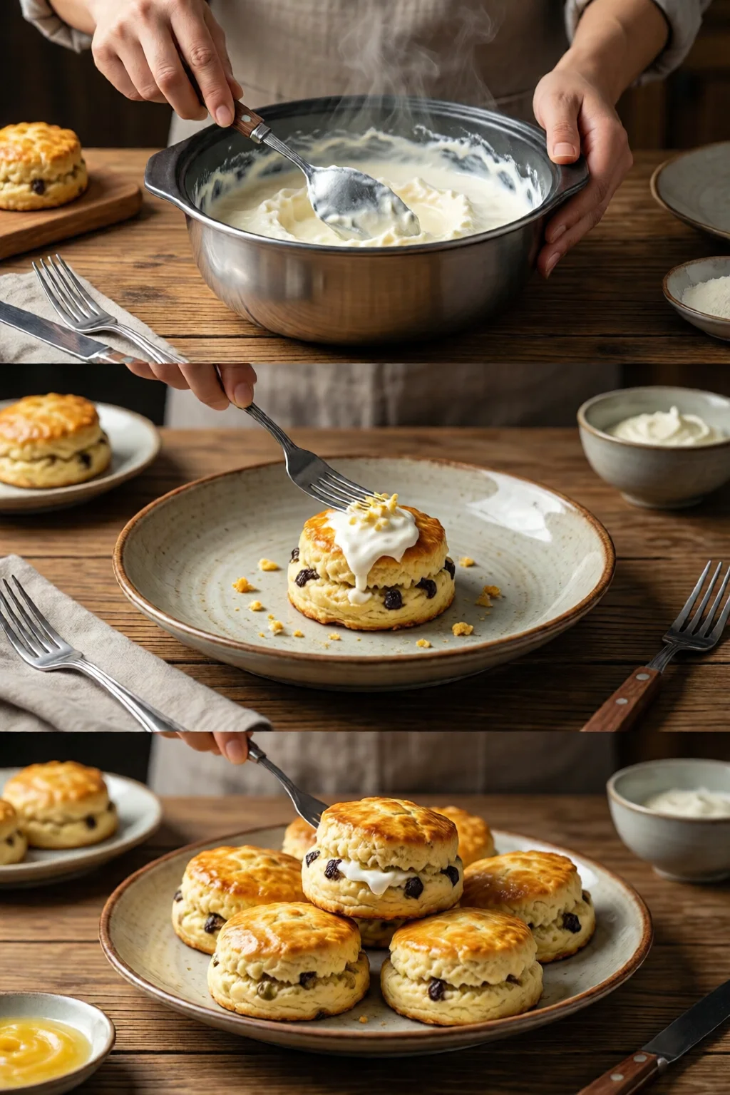 easy scone recipes with cream