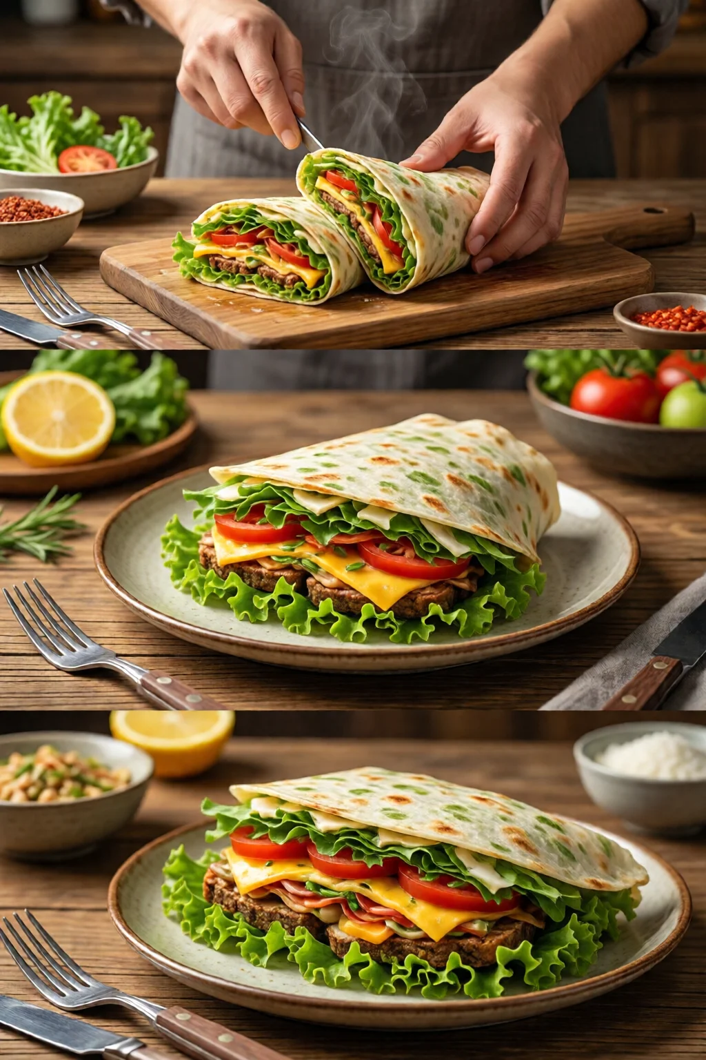 easy wrap and sandwich recipes lunch