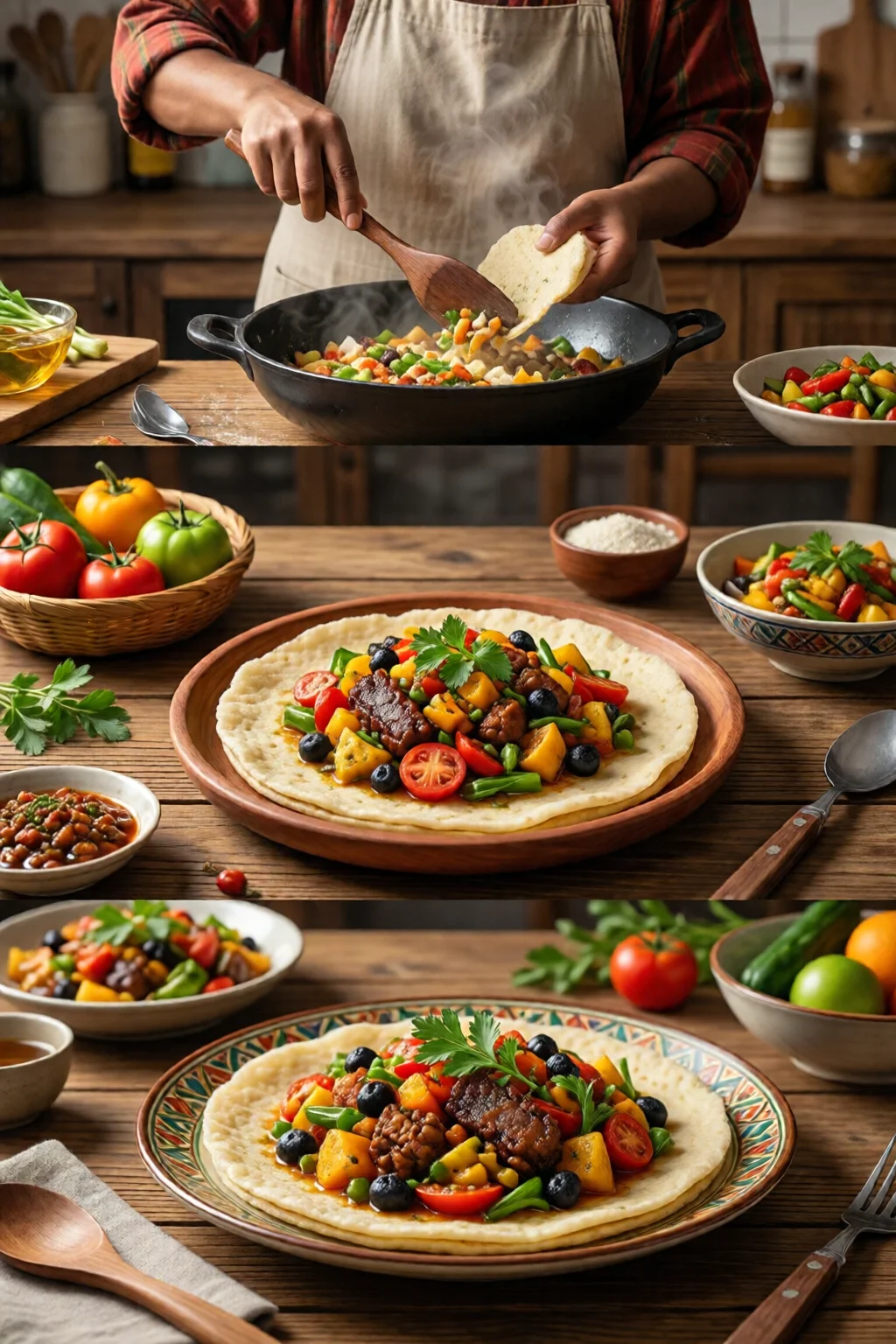 Ethiopian recipes traditional injera