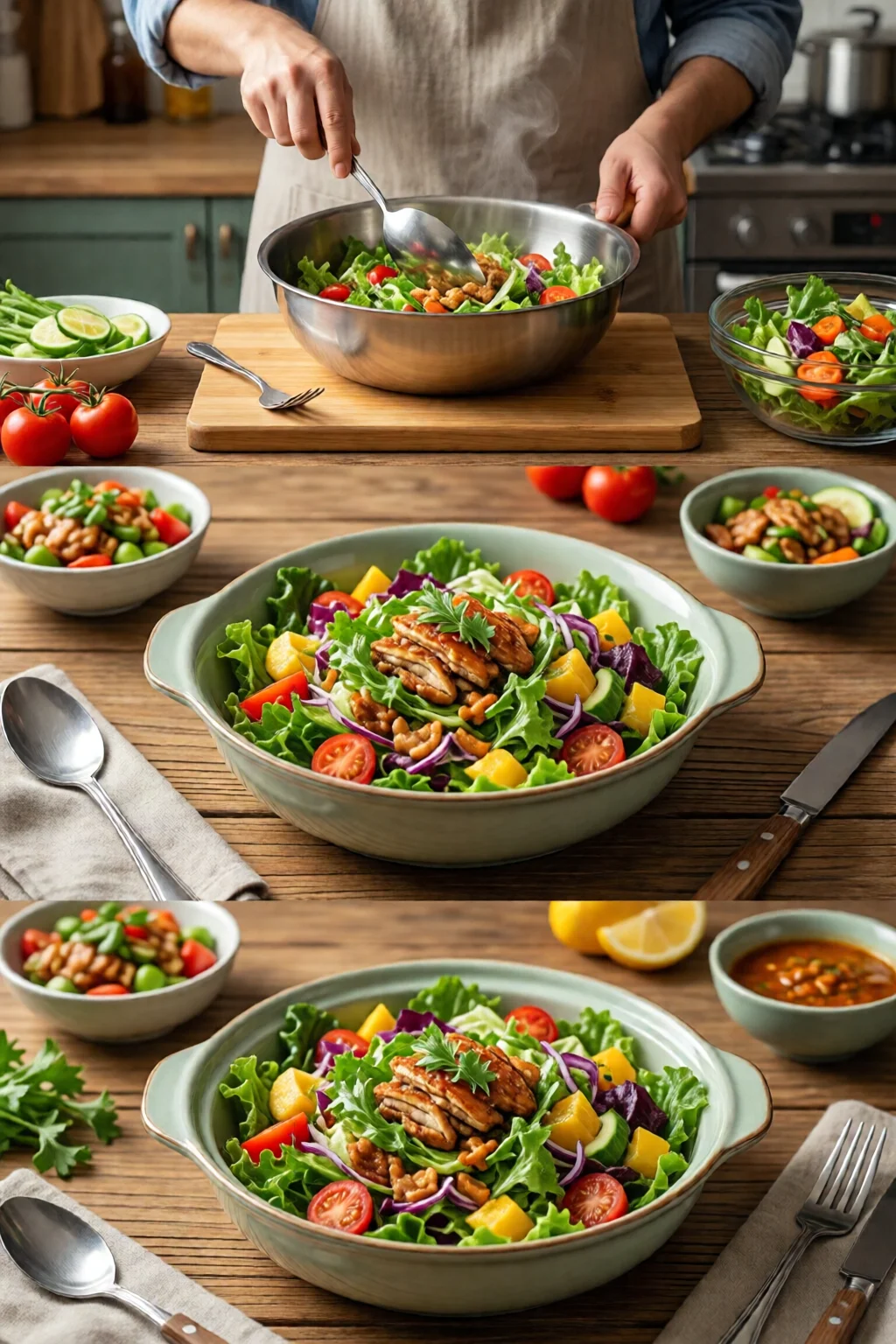 healthy salad recipes for lunch filling