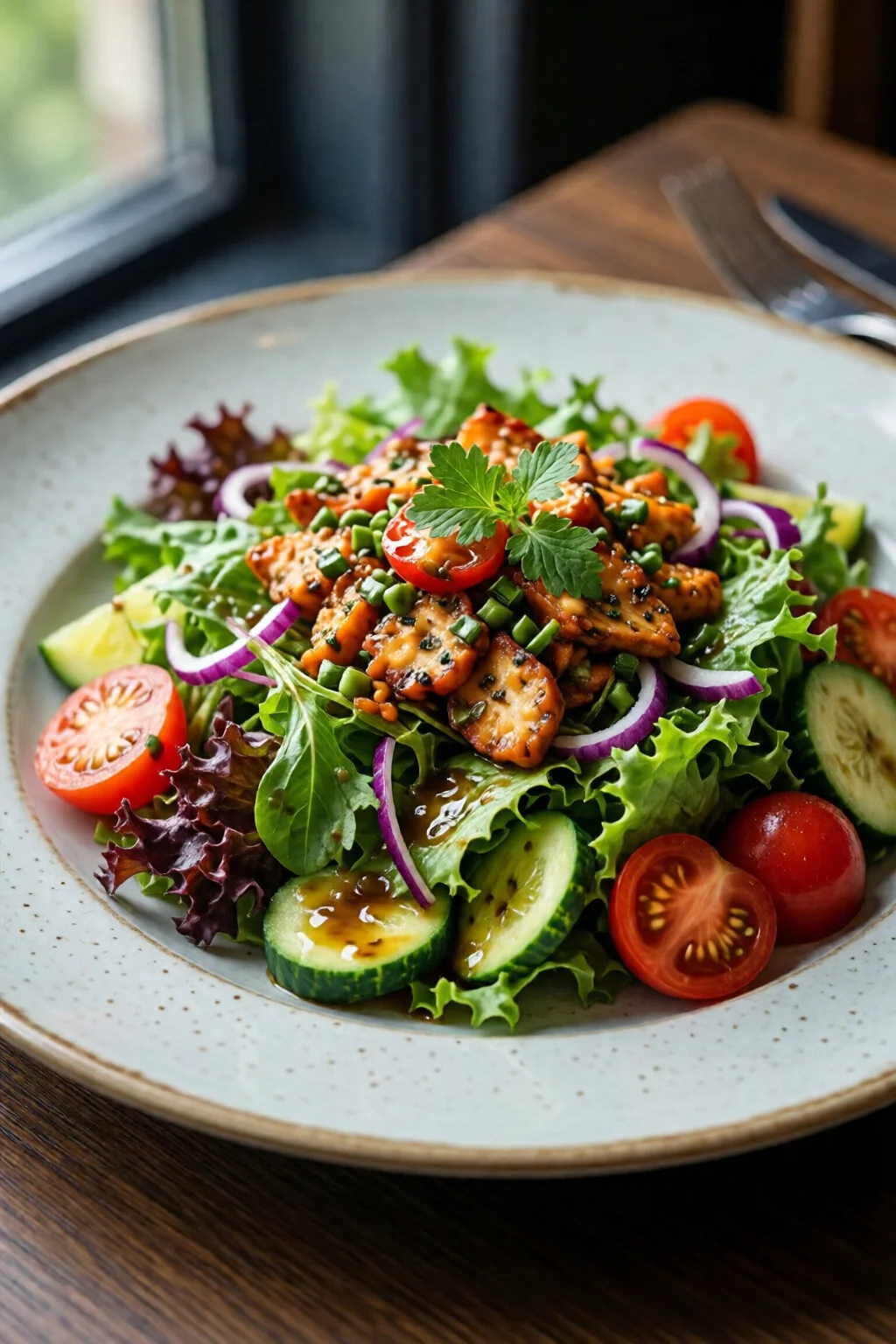 healthy salad recipes for lunch filling