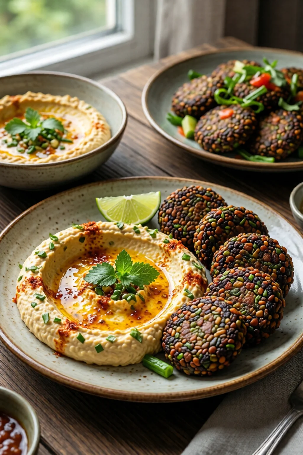 Middle Eastern recipes hummus and falafel - professional guide and tips