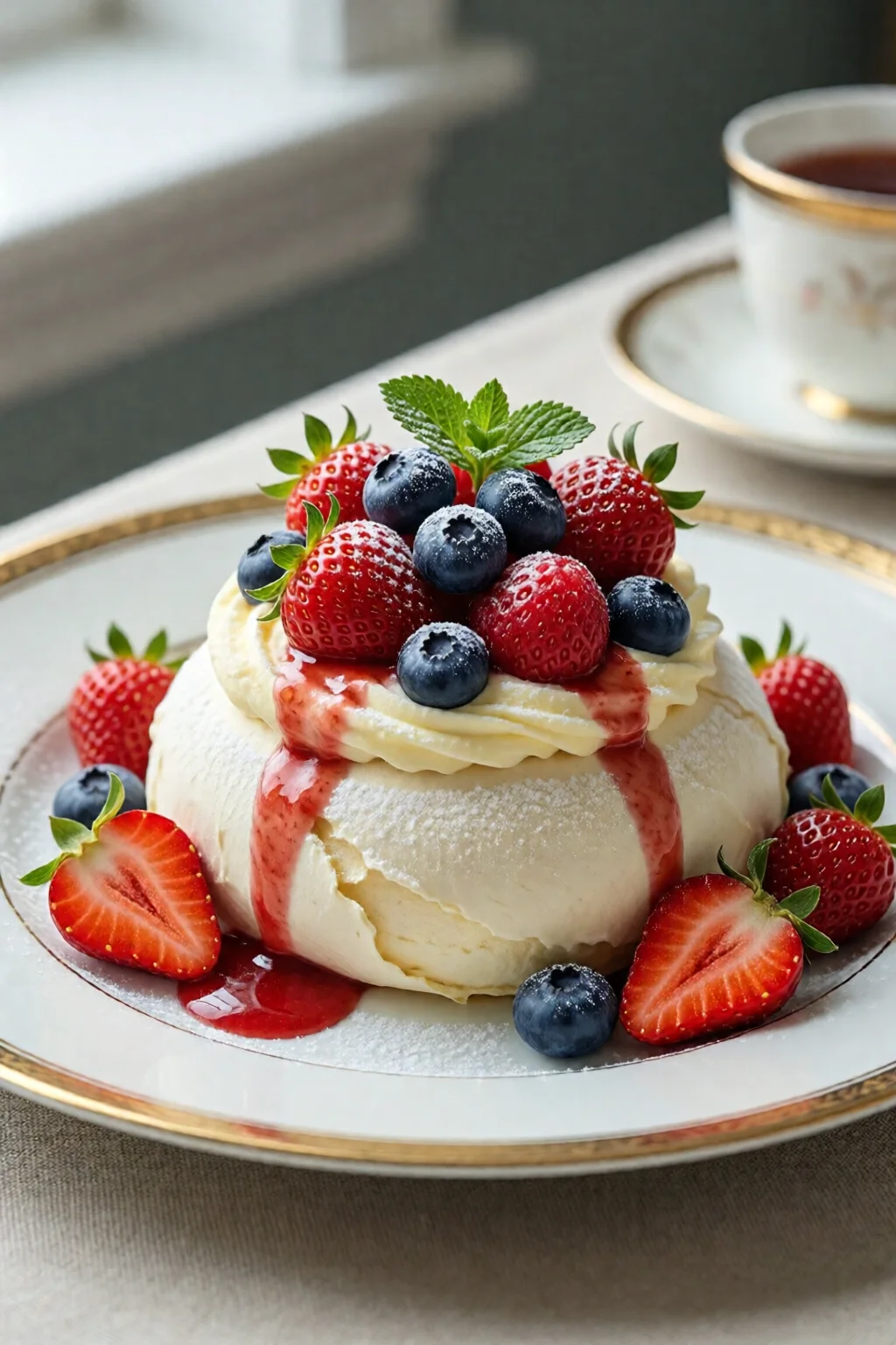pavlova recipe with fresh berries