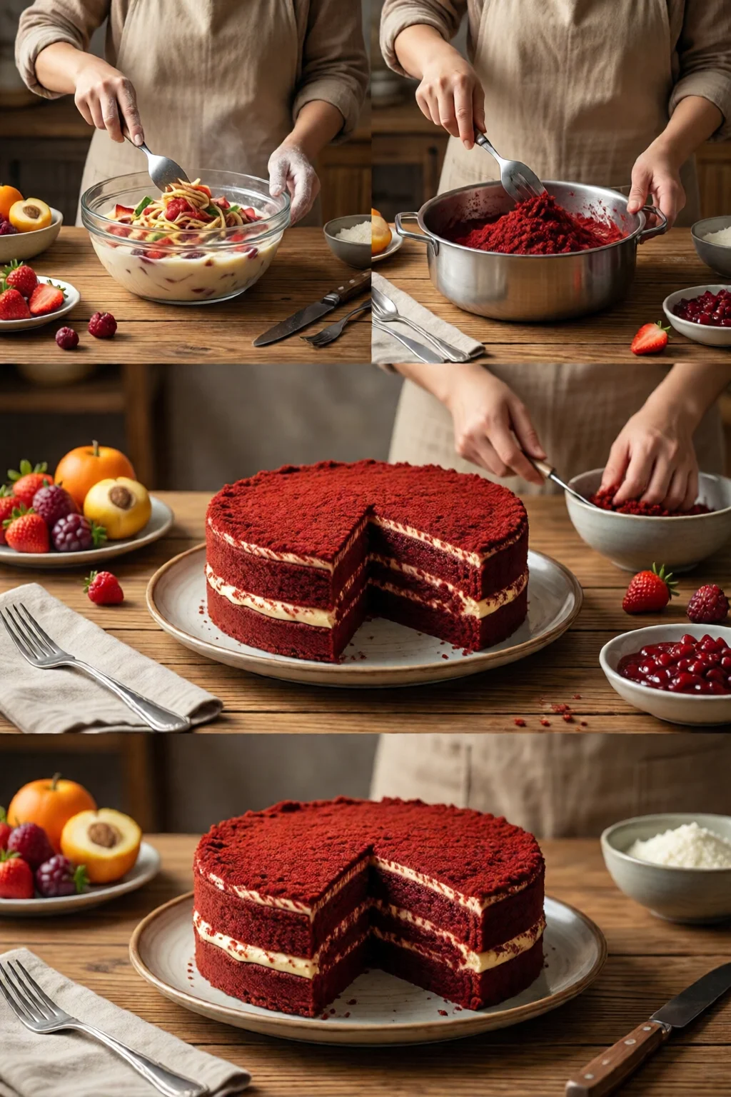 red velvet cake recipe from scratch