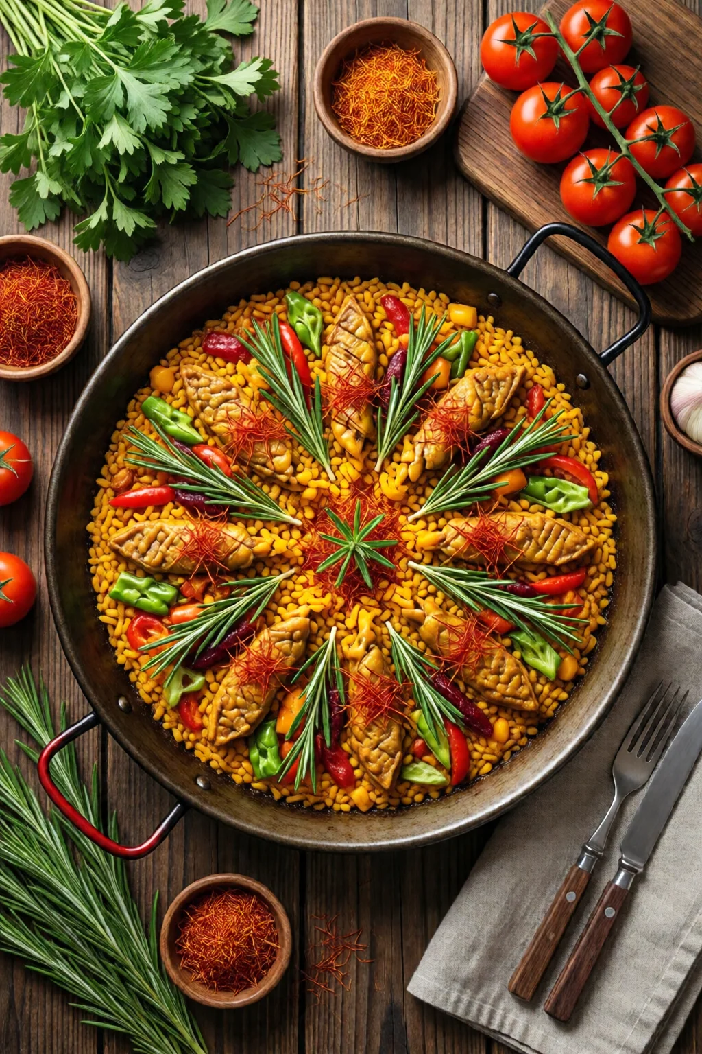 Spanish paella recipe authentic saffron