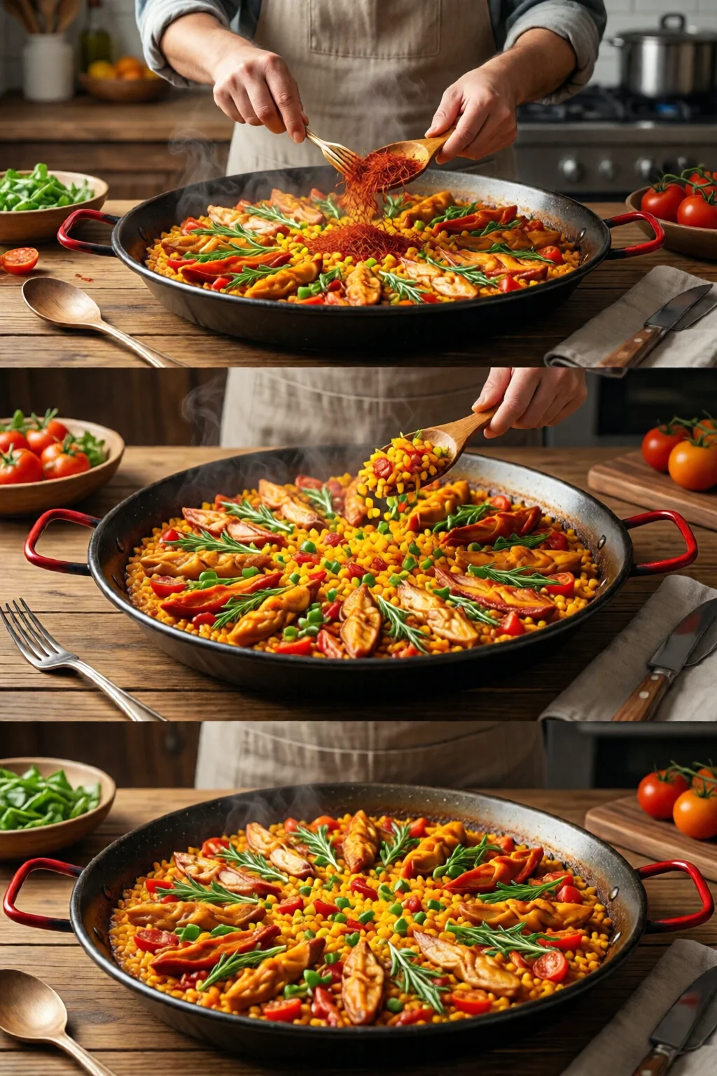 Spanish paella recipe authentic saffron