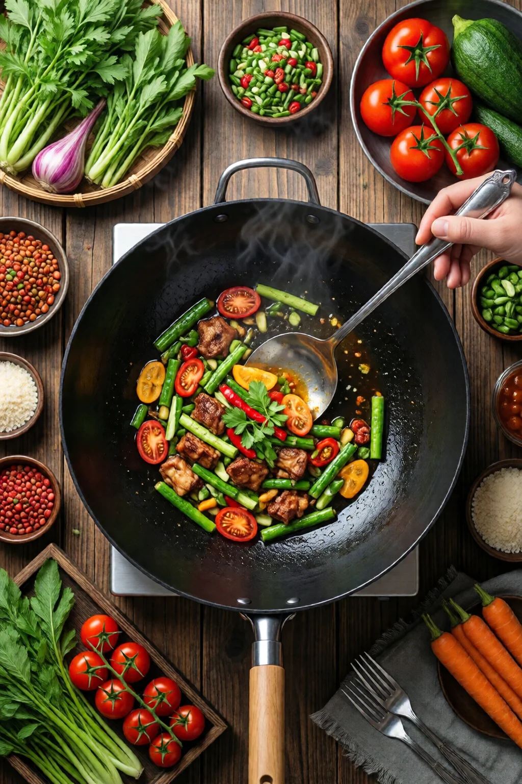 wok cooking techniques for beginners