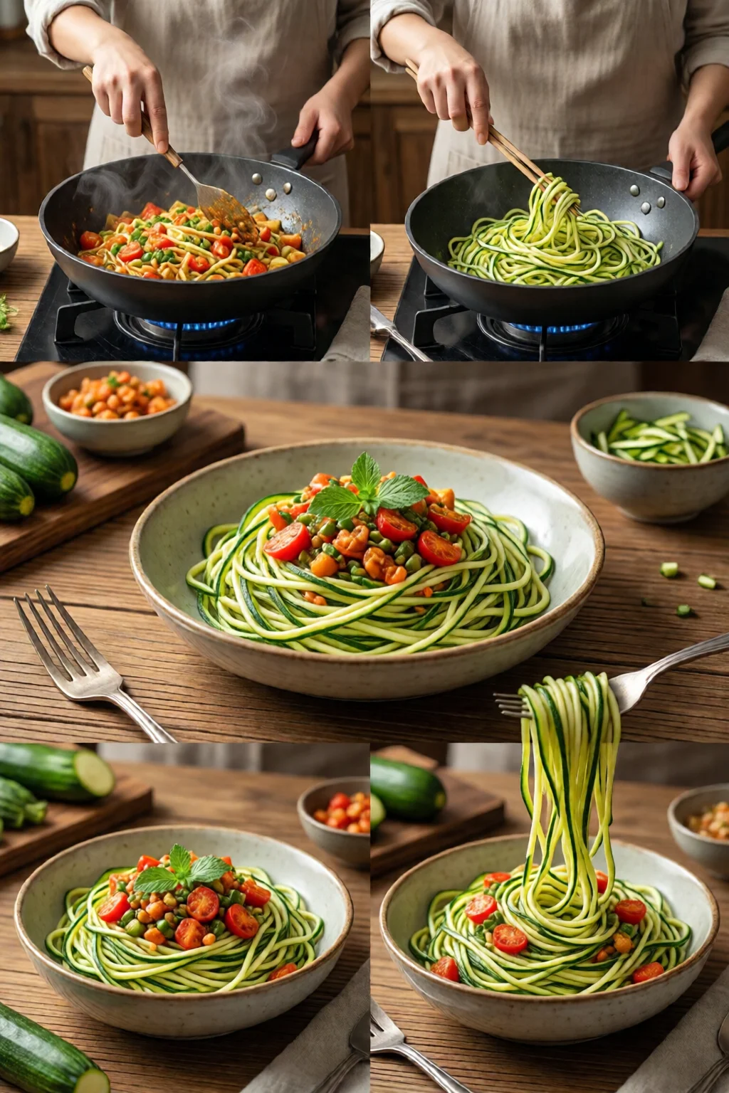 zucchini noodle recipes low carb pasta